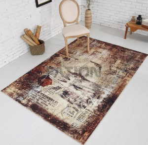 5'×8' Non-slip Print Area Rug Soft Floor Carpet